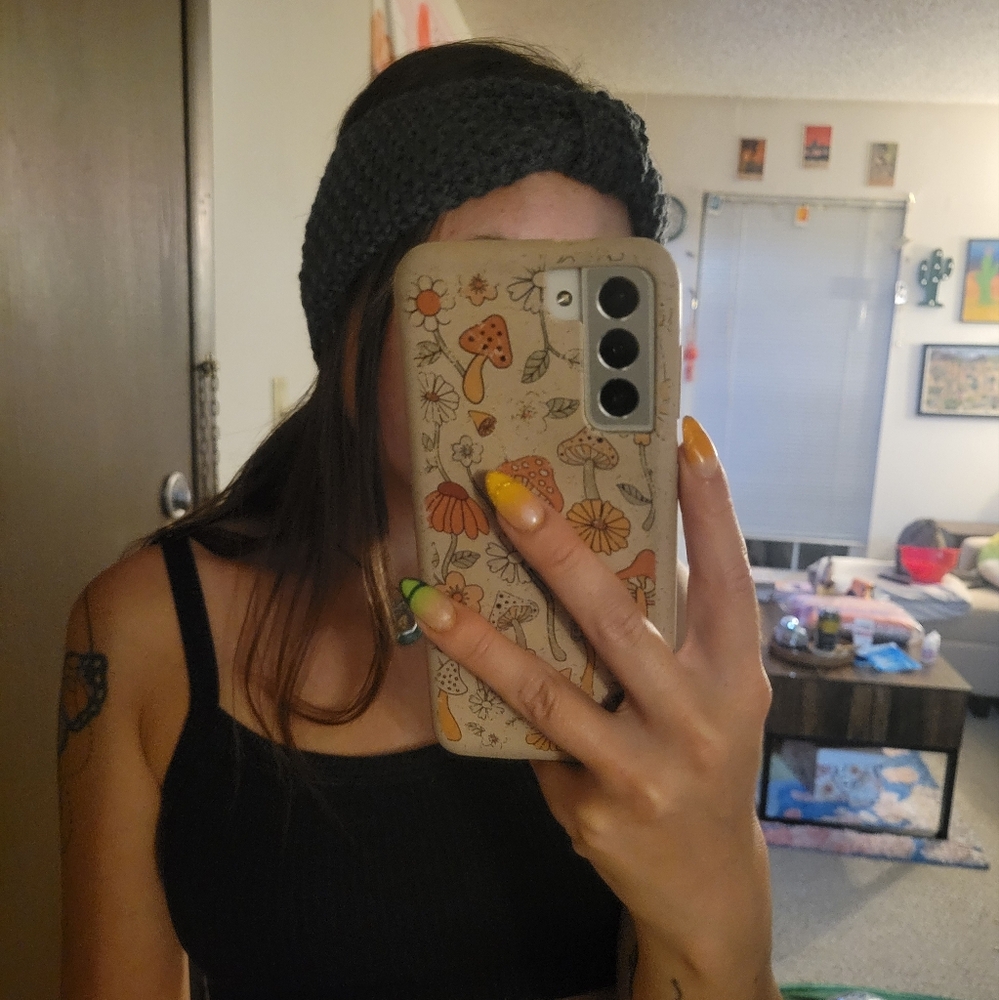 Cozy Dark Teal Knit Headband